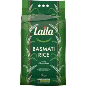 rice basmati laila green / basmati laila rijst groen 5 kg