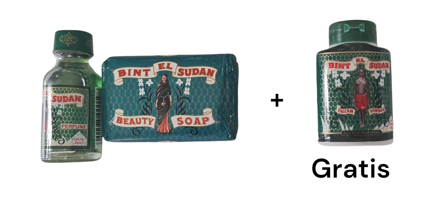 bint el sudan 28ml + soap + gratis powder 30gr