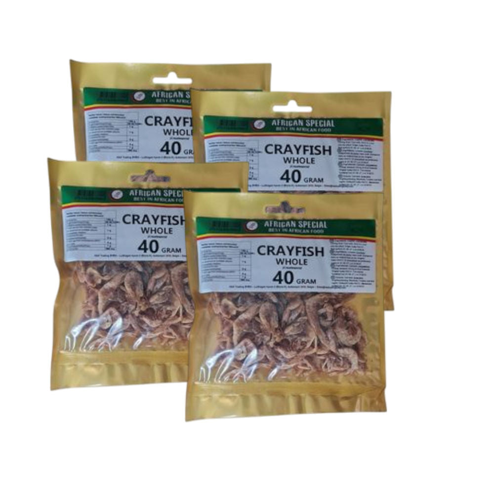 Hele gedroogde garnalen voordeelpack 4 x 40 g