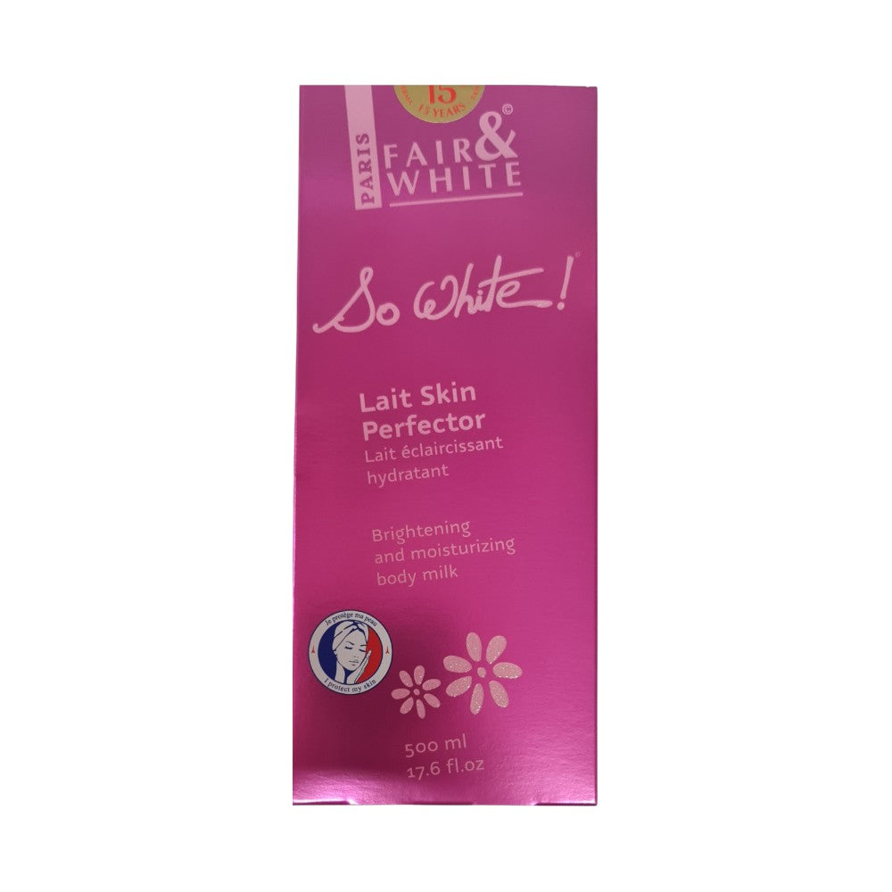 fair & white moisturizing body care milk
