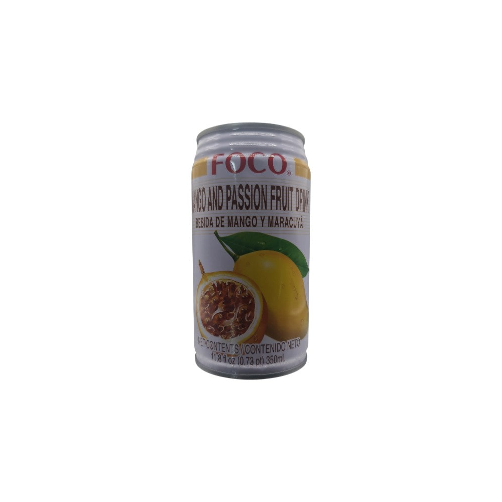Mango and passion fruit drink