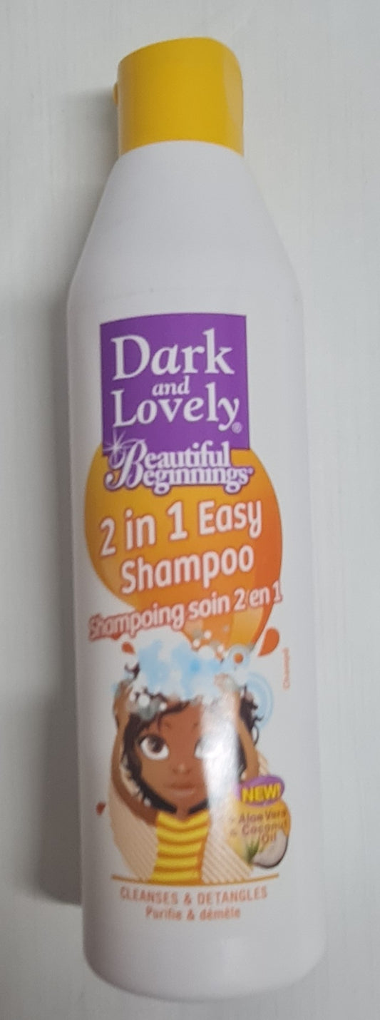 dark & lovely easy shampoo 2 in 1 250ml