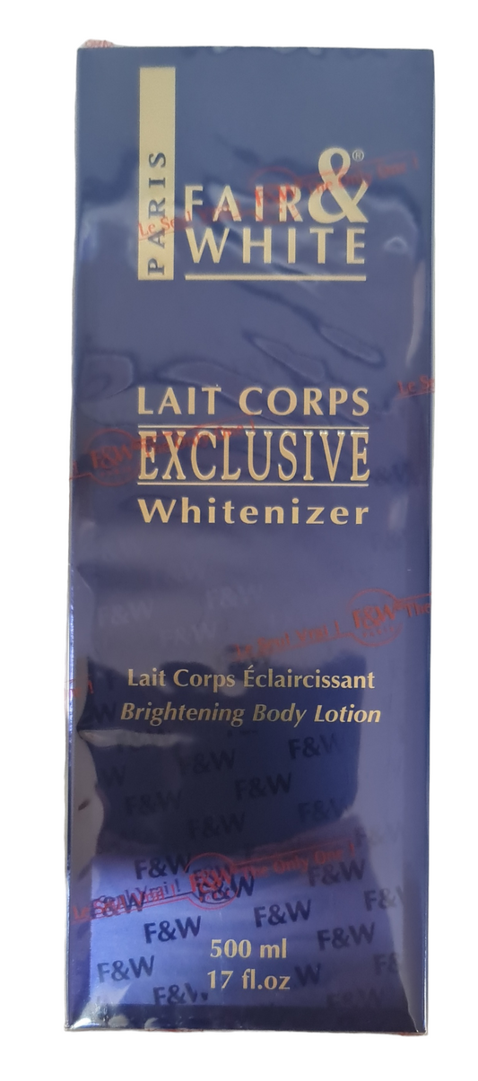 fair & white brightening body lotion  500ml
