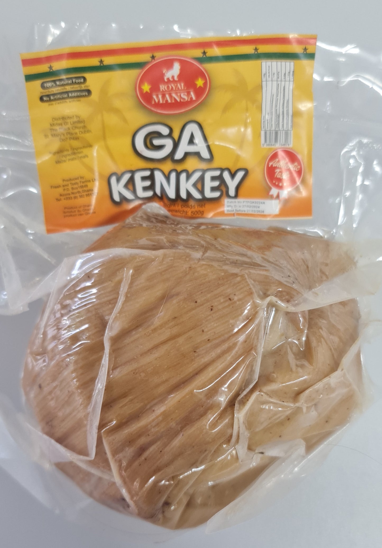 Ga Kenkey Fresh & tasty 500gr