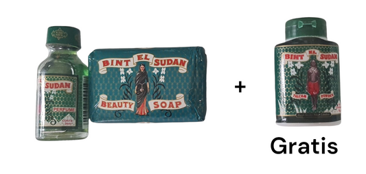 bint el sudan 28ml + soap + gratis powder 30gr