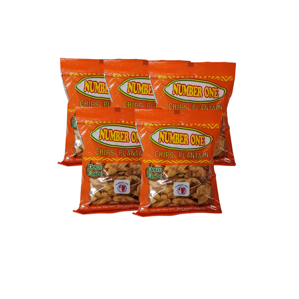 plantain chips doux épeicé (5 x 85 g)