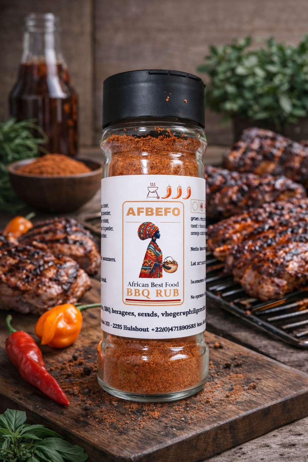 BBQ kruidenmix extreme hot