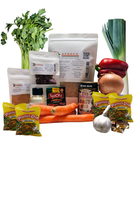 Fried rijst premium box met snacks & drank 4 pers.