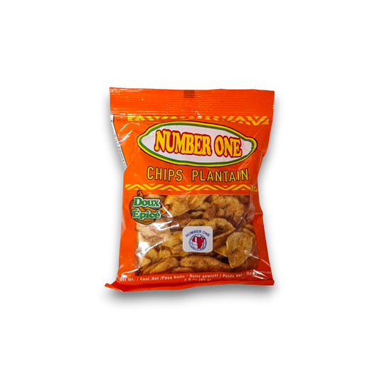 No 1 plantain chips spicy ( Chili)