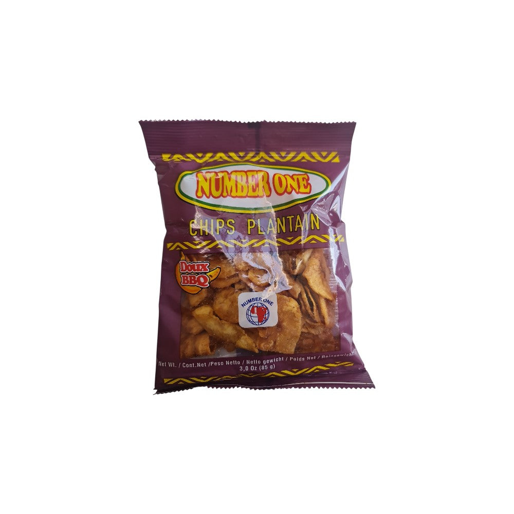 Plantain chips bbq flavor