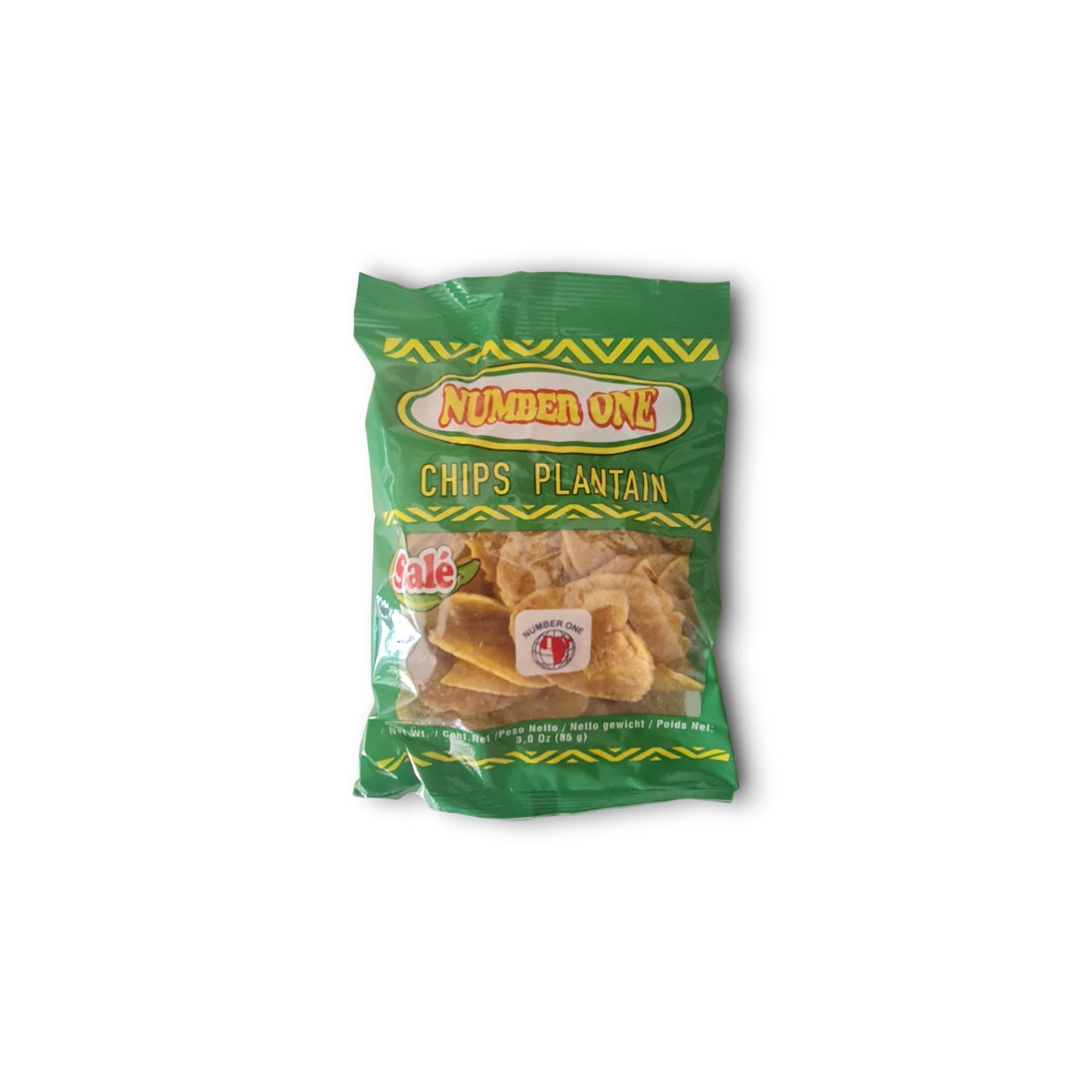 Number one plantain chips salted
